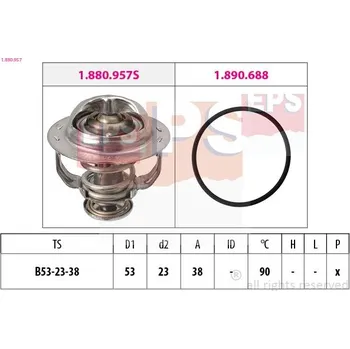 Automobilové těsnění Termostat, chladivo EPS 1.880.957