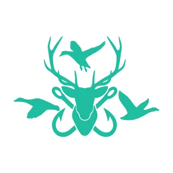 Samolepící dekorace SAMOLEPKA Myslivost 005 levá (25 - tyrkysová) NA AUTO, NÁLEPKA, FÓLIE, POLEP, TUNING, VLASTNÍ TEXT, TISK, AUTOSAMOLEPKY.cz, POLEPY, OBRÁZEK, LOGO, SAMOLEPKY