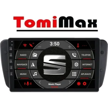 Autorádio TomiMax Seat Ibiza Android 14 autorádio s WIFI, GPS, USB, BT HW výbava: 8 Core 8GB+128GB HIGH - Model auta: Seat Ibiza 6J 2009+, Velikost obrazovky: Dotyková obrazovka:&nbsp;9"