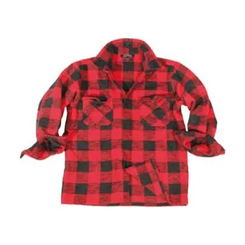 Pánská košile Košile dřevorubecká červeno černá M - Skladem