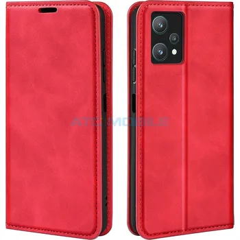 Pouzdro na mobilní telefon Pouzdro Magnetic Book Realme 9 Pro (RMX3472) Retro-Skin otevírací červené a zpět 15 Kč s ATC Clubem