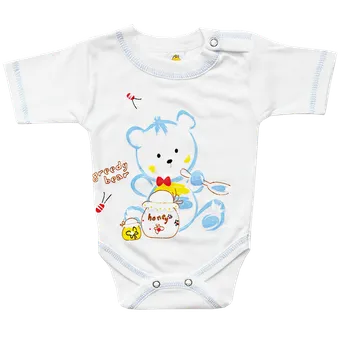 BABY´S WEAR Body pro miminka, krátký rukáv- Greedy Bear Velikost: 80 (9-12m)