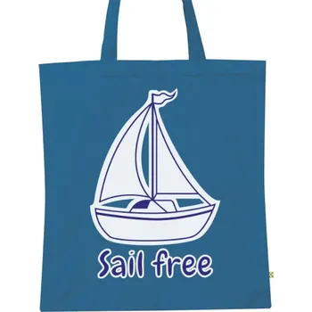 Nákupní taška BIO plátěná taška s potiskem Sail free