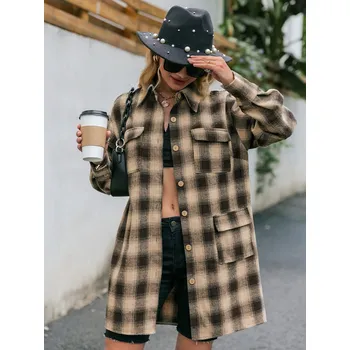 Wayfarer Dámský košilový kabát Olgierd béžová M