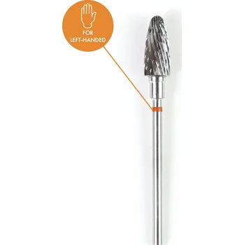 Fréza emi Karbidová rotační fréza ve tvaru Kukuřice pro leváky, 6 mm, střední hrubost