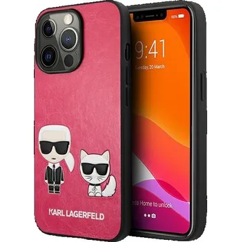 Obal pre iPhone 13 Pro | Kryt Karl Lagerfeld KLHCP13LPCUSKCP Ikonik Karl & Choupette