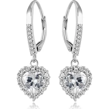 Náušnice Dámské stříbrné náušnice VIOLET Ag 925