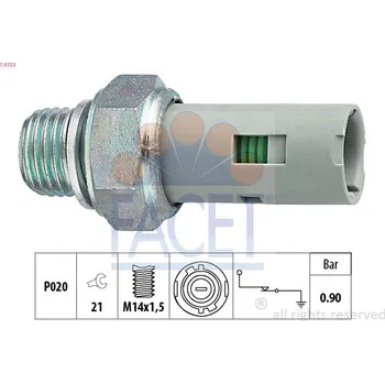 Olejový tlakový spínač FACET 7.0153