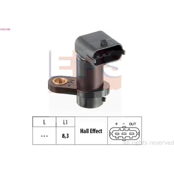 Autoelektrika Snímač, poloha vačkového hřídele EPS 1.953.449