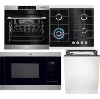 Set domácích spotřebičů AEG BSK792380M + AEG Mastery SpeedBurner HKB64420NB + AEG Mastery MSB2547D-M + AEG FSK73607Z
