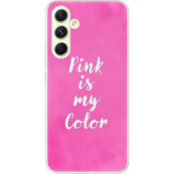 Pouzdro na mobilní telefon Odolné silikonové pouzdro iSaprio - Pink is my color - Samsung Galaxy A54 5G
