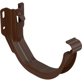okap BRYZA Hák žlabu římsový/čelní pozinkovaný Ø 150 mm, Hnědá RAL 8017