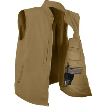 Pánská bunda Vesta CONCEALED CARRY softshell COYOTE BROWN XL - Není skladem
