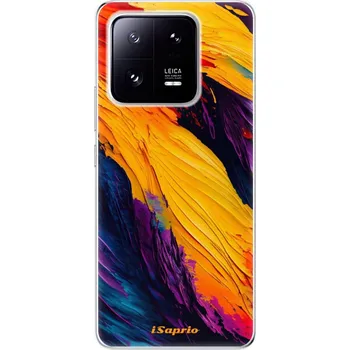 Pouzdro na mobilní telefon Odolné silikonové pouzdro iSaprio - Orange Paint - Xiaomi 13 Pro