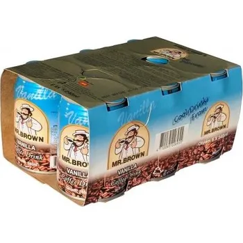 Káva Mr. Brown Mr.Brown Ledová káva Vanilla 6x240ml