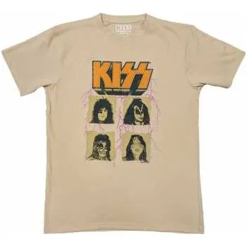 Merch Kiss: Kiss Unisex T-shirt: Lightning Photo (medium) M