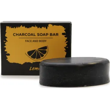 Mýdlo AW Aromatics Mýdlo s Aktivním Uhlím 85g - Citrón