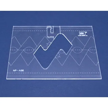 ISew Quiltovací pravítko bordura uzly NP-A06