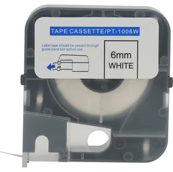 PONY PT-1006W, 6mm x 8m, bílá, originální páska