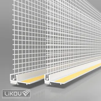 Stavební profil LS-VHL 06/2400/VERTEX/lišta okenní začišťovací 6mm s lamelou 2.4m