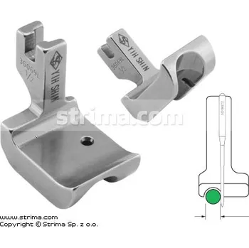 Příslušenství k šicímu stroji Texi Patka pro všívání kedru pro šicí stroje, levá 12.7mm P69L1/2 [36069L 1/2]