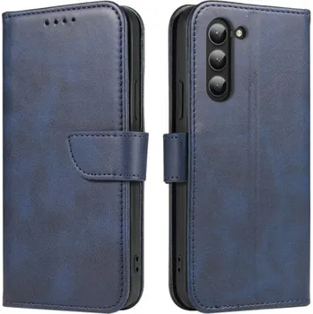 Pouzdro na mobilní telefon MG | MG Magnet knížkové pouzdro na Samsung Galaxy S23 Ultra, modré
