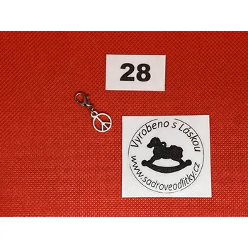 HandMade by VeJa Přívěšek s karabinkou č.28