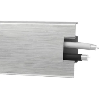 soklová lišta Obvodová lišta MD60 - 41 Hliníkově šedá