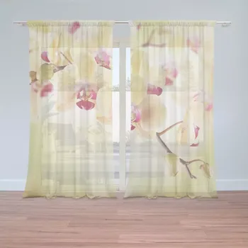 Záclona Záclony Orchidej 2: 2 ks - 150x250 cm - Sablio