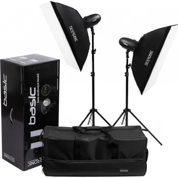Studiový blesk TERRONIC BASIC 300RF KIT souprava zábleskových světel