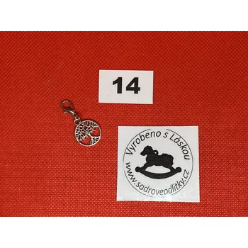 HandMade by VeJa Přívěšek s karabinkou č.14