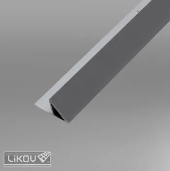 Stavební profil N-DFH trojhranná lišta s nosem - dutá 15/2500 100m