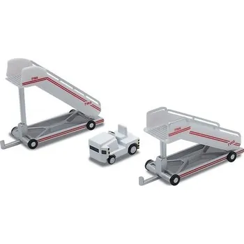 autíčko Herpa Wings	TWA historic passenger stairs (2) with tractor (1)