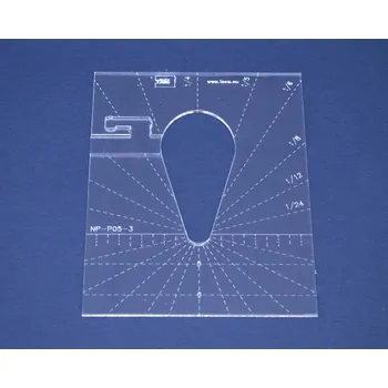 ISew Quiltovací pravítko kapka 3" NP-P05-3