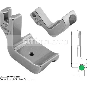Příslušenství k šicímu stroji Texi Patka pro všívání kedru pro šicí stroje, pravá 9.5mm P69R3/8 [36069R 3/8]