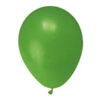 Balónek Balónek nafukovací, prům. 25cm, zelený / 100ks