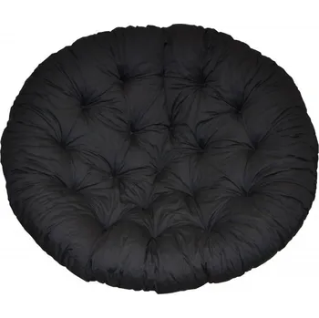 Podsedák Nábytek PEGAS Polstr na křeslo papasan 110 cm černý kepr