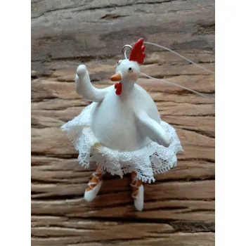 Velikonoční dekorace Hitra Velikonoční slepička- závěs 10 cm