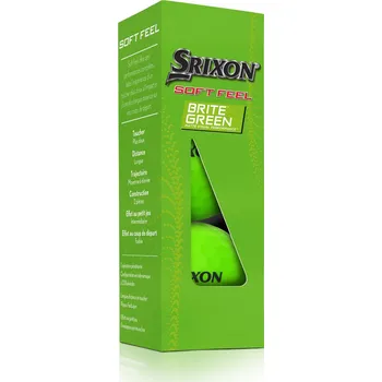 Golfový míček SRIXON Soft Feel 13 golfové míčky - zelené (3 ks)
