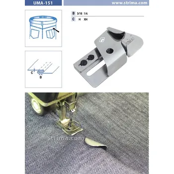 Příslušenství k šicímu stroji Texi Zakladač pro francouzský šev pro šicí stroje UMA-151 1/4 H
