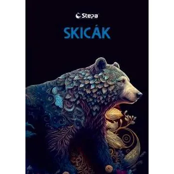 Skicák A3 - 20 listů, 180g/m2, černý