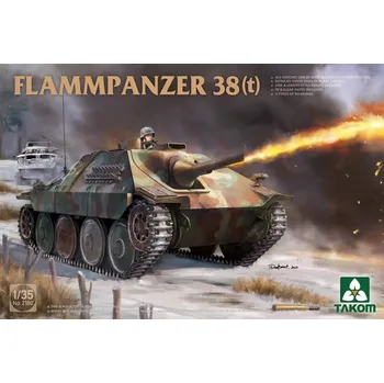 Plastikový model Takom 1/35 Flammpanzer 38(t)