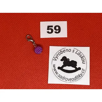 HandMade by VeJa Přívěšek s karabinkou č.59
