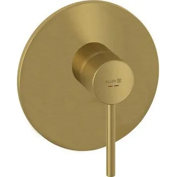 Vodovodní baterie Bozz - podomítková sprchová jednopáková baterie, kartáčované zlato 38655N076