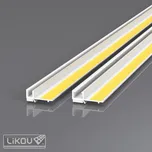 PS-VHL 09/2400/lišta okenní začišťovací 9mm s lamelou 2.4m