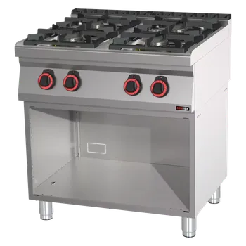 Sporák Sporák plynový 4x hořák s podestavbou | REDFOX - SP 70/80 G