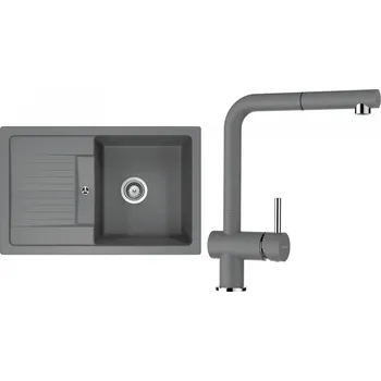 Granitový dřez Set Schock S30-4 (dřez Lima D-100S Croma + baterie Epos.120 Croma)