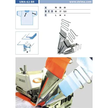 Texi Zakladač výpustků pro šicí stroje UMA-62-BR 70/35x35/17x25/12,5 M