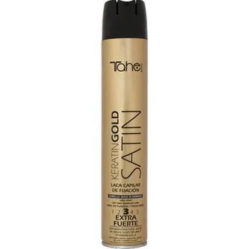 Stylingový přípravek TAHE Keratin Gold Satin FIX 5 Fixační lak s keratinem a arganovým olejem 400 ml