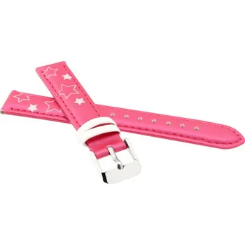 Řemínek na hodinky Koženkový řemínek JVD RJ7117.10 14mm, růžový, dětský